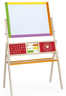 Viga Toys Dubbelzijdig Tekenbord 59 Cm Hout Bruin