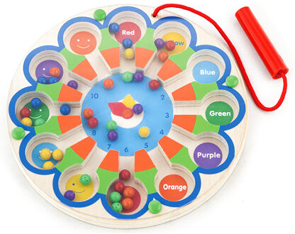 Viga Toys Labyrint Met Magneetstift Klok 17,5 Cm
