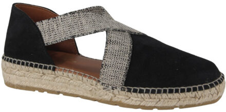 Viguera 1890 vitelo negro dames instappers sportief - maat 37 Zwart