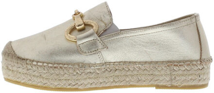 Viguera Dames espadrille | dames | maat: | suede - maat 38 Goud