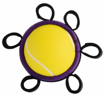 Vijf-Vinger Hand Grip Exerciser Pu Elastische Grip Bal Strengthener Pols Spierkracht Herstel Training Apparatuur Fitness Paars