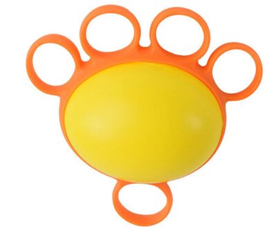 Vijf-Vinger Hand Grip Exerciser Pu Elastische Grip Bal Strengthener Pols Spierkracht Herstel Training Apparatuur Fitness zwart