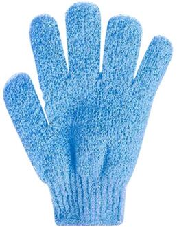 Vijf Vingers Bad Handschoenen Douche Handdoek Scrub Body Wash Kinderen Thuis Supply Handschoenen Voor Kid Vrouw Thuisgebruik Blauw