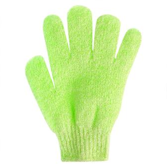 Vijf Vingers Bad Handschoenen Douche Handdoek Scrub Body Wash Kinderen Thuis Supply Handschoenen Voor Kid Vrouw Thuisgebruik groen