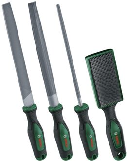 Vijlenset met borstel | 4-delig | 200 mm/8" - 1600A034GM