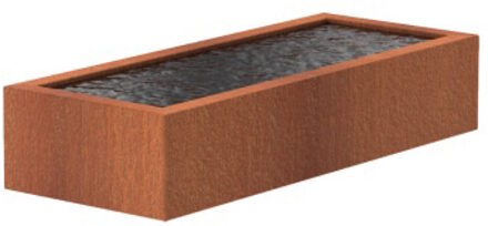 Vijver cortenstaal 200 x 80 x 40 cm