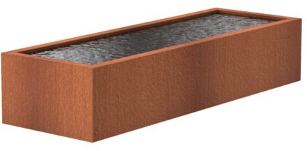 Vijver cortenstaal 300 x 100 x 60 cm