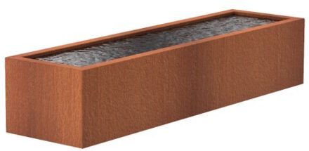 Vijver cortenstaal 300 x 80 x 60 cm