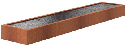 Vijver cortenstaal 500 x 100 x 40 cm