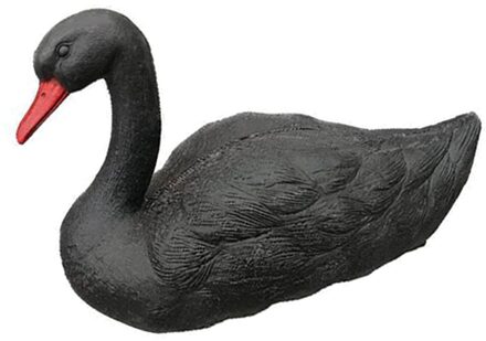 Vijver Swan Decor Kunstmatige Zwaan Simulatie Water Swan Pond Realistische Ornament Voor Vijver Water Decoratie Wit En Zwart