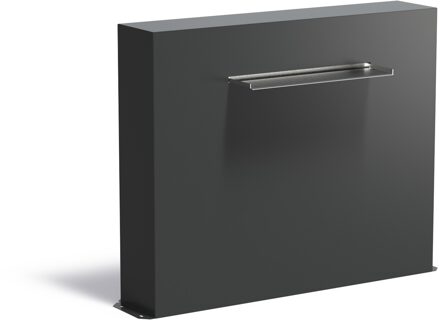 Vijvermuur aluminium vrijstaand 120x25x100cm.