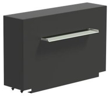 Vijvermuur vast 100 x 25 x 60 cm, 60 cm waterval