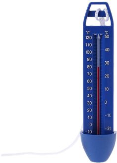 Vijvers Water Temperatuur Meter Abs Zwembad Multi-Functionele Duurzaam Drijvende Thermometer Praktische Spa Tub Tool blauw klein