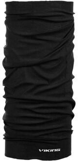 Viking Binnenkant effen polartech bandana - maat One size Zwart