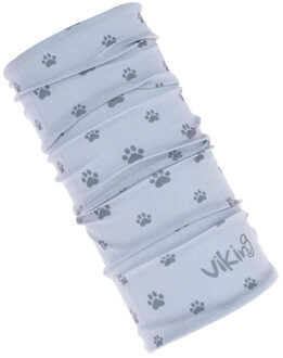 Viking Kinder/kinder paw print bandana - maat One size Grijs