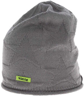Viking Kinderen/kinderen latika beanie Grijs - One size