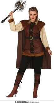 Viking Kostuum Emilia Bruin - Kastanje