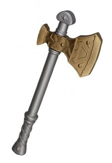 Viking of ridder speelgoed wapens bijl 47 cm - Verkleedattributen Multikleur