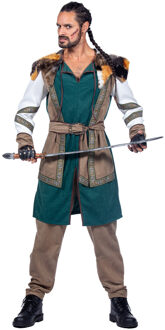 Viking Warrior Outfit Heren Premium Groen