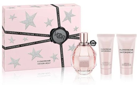 Viktor & Rolf Geschenkset Viktor & Rolf Flowerbomb Gift Set 40 ml + 50 ml + 100 ml