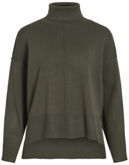 Vila 14096999 viostria rollneck l/s knit top-noos Veelkleurig - M
