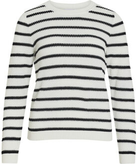 Vila 14101685 vidalo o-neck Wit - S