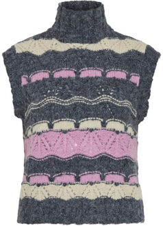 Vila Dan s/l knit vest Roze - L