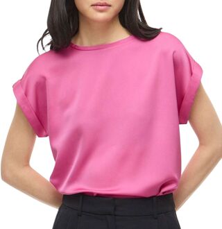 Vila Ellette Satin Shirt Dames - 42