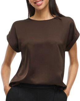 Vila Ellette Satin Shirt Dames - 44