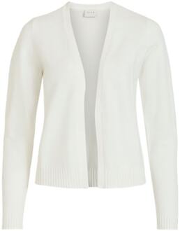 Vila Kort Open Vest Dames White White Alyssum - S