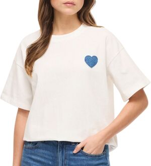 Vila Monie Heart Crew Shirt Dames - XL