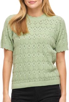 Vila Owen Pointelle Knit Shirt Dames - M