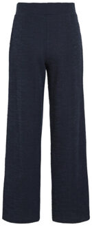 Vila Viamyna hw wide pants navy Blauw - L