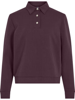 Vila Vicolmara collar l/s top Paars