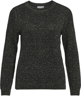 Vila Vidalo l/s glitter knit top Zwart - M