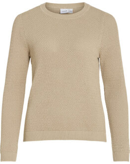 Vila Vidalo o-neck l/s knit top/su noo Bruin