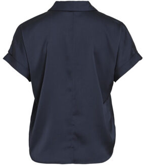 Vila Vienna ravenna ss top noos navy Blauw - 38