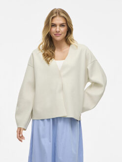Vila vijuice loose l/s jacket noos 14101198 super light natural Beige - 38