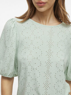 Vila Vikally o-neck 24 top noos mint - maat XS Groen