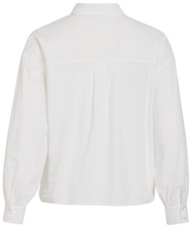 Vila Vikimia ls lace shirt off-white Ecru - 36