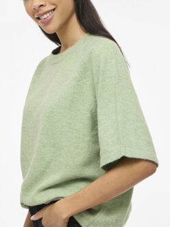 Vila Viliga 24 o-neck knit top noos mint Groen - XL