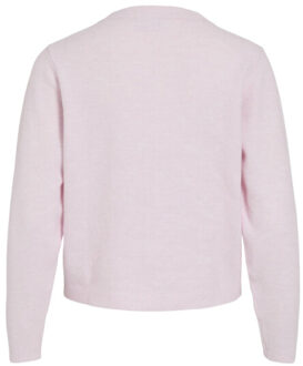 Vila Viliga ls o-neck knit cardigan noos licht Roze - M