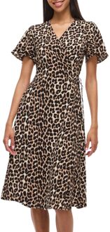 Vila Vilovie Wrap Midi Jurk Dames - 40