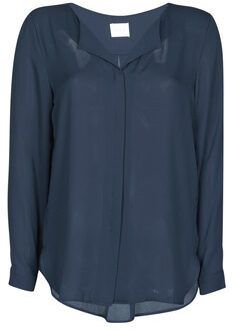 Vila Vilucy Shirt- Simple feminine blouse Vila , Blauw , Dames - Xl,L,S,Xs