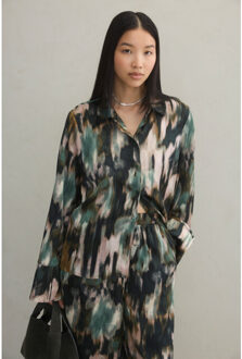 Vila Vimallo ls shirt #8 dessin Groen - XL