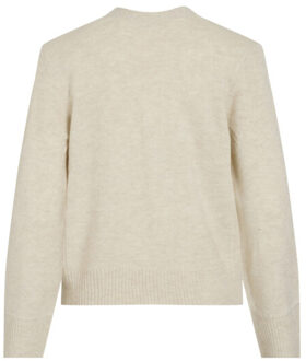 Vila Vimiraz v-neck ls knit cardiganpb ecru - M