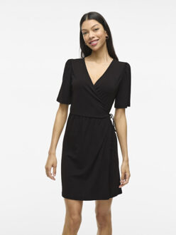 Vila Vinayeli ss short dress - Zwart - 38