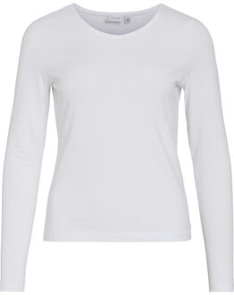 Vila Vinora l/s o-neck top noos Wit - M