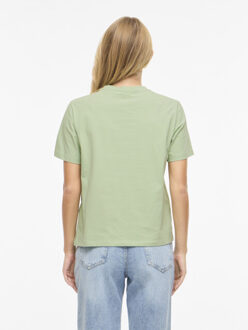 Vila Vinora s/s t-shirt noos Groen - L