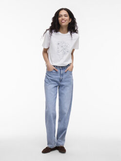 Vila Vinora ss tshirt - - maat XXL Wit